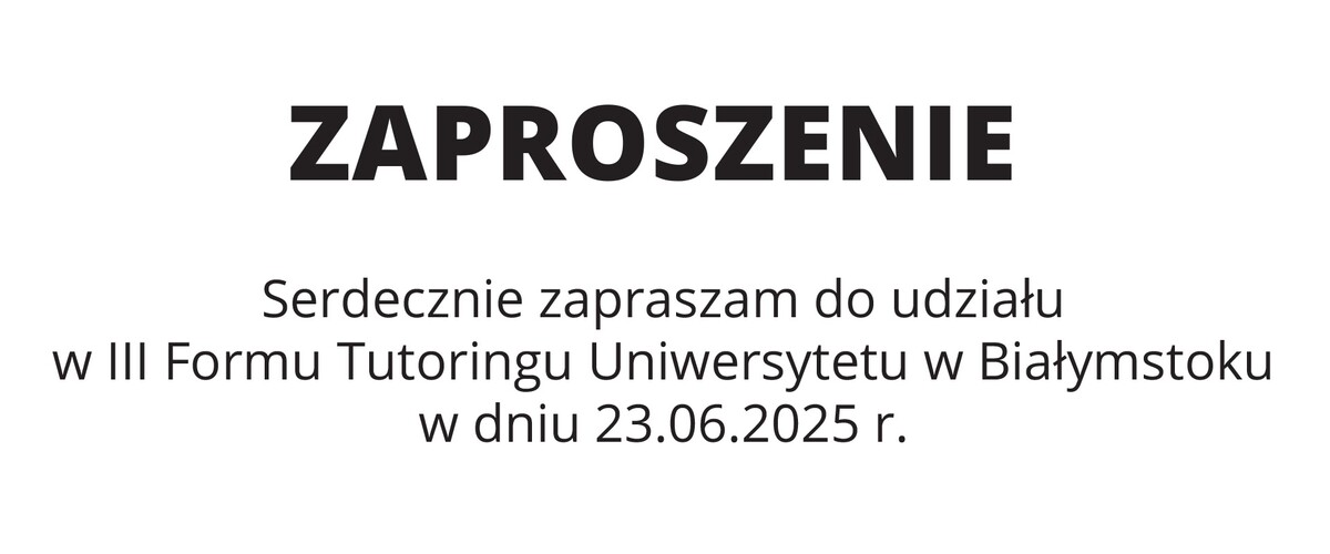 zaproszenie